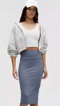 Lululemon Nulu Slim Fit High Rise Midi Skirt NWT